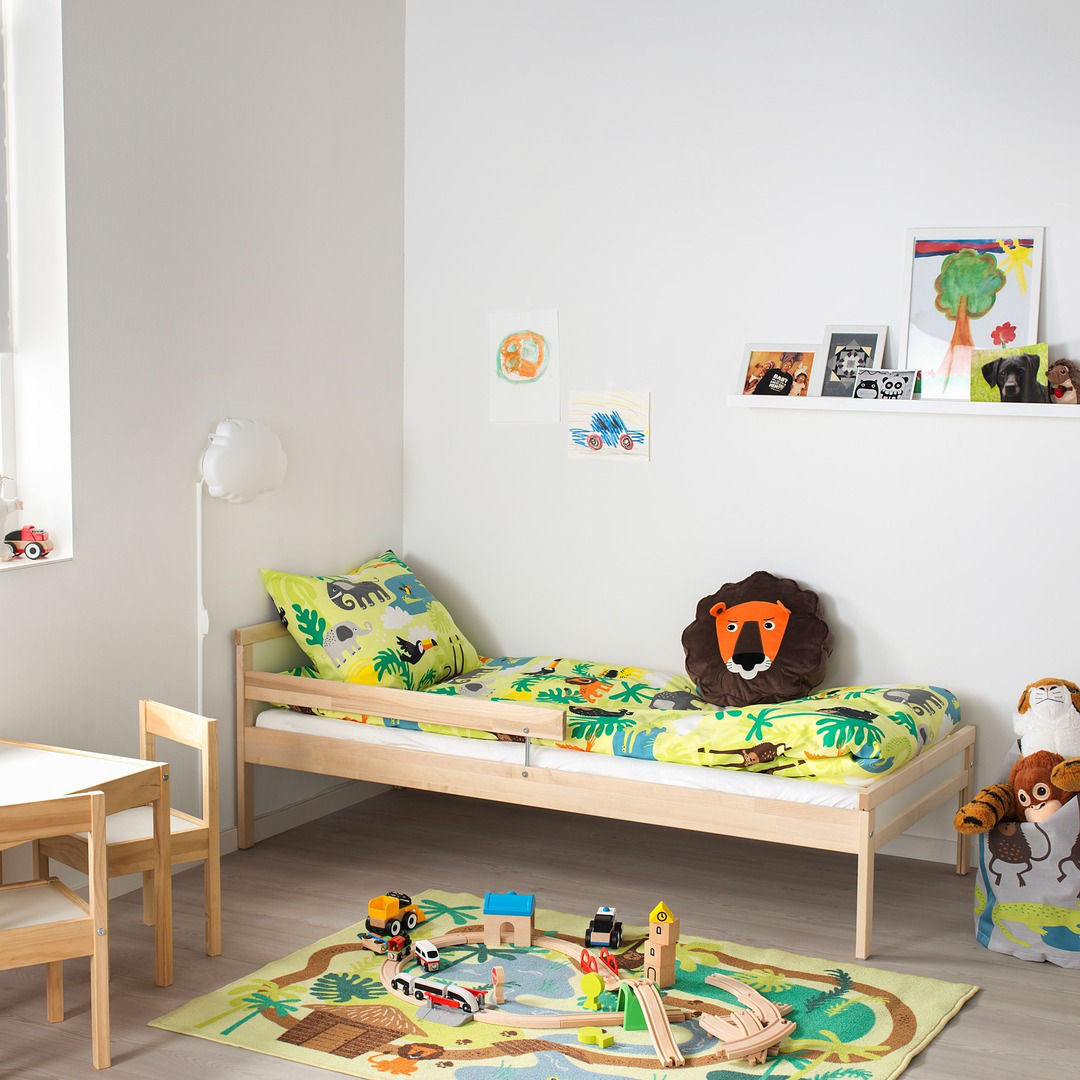 Pat pentru copii cu somieră IKEA Sniglar 70x160 - Livrare în toată Moldova! Credit 0% foto 0