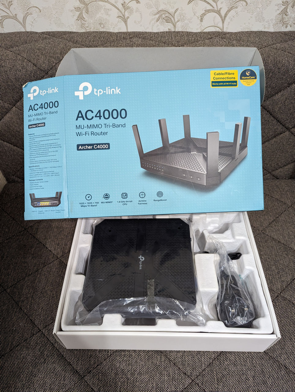 TP-LINK Archer C4000 AC4000 MU-MIMO Tri-Band WiFi Router