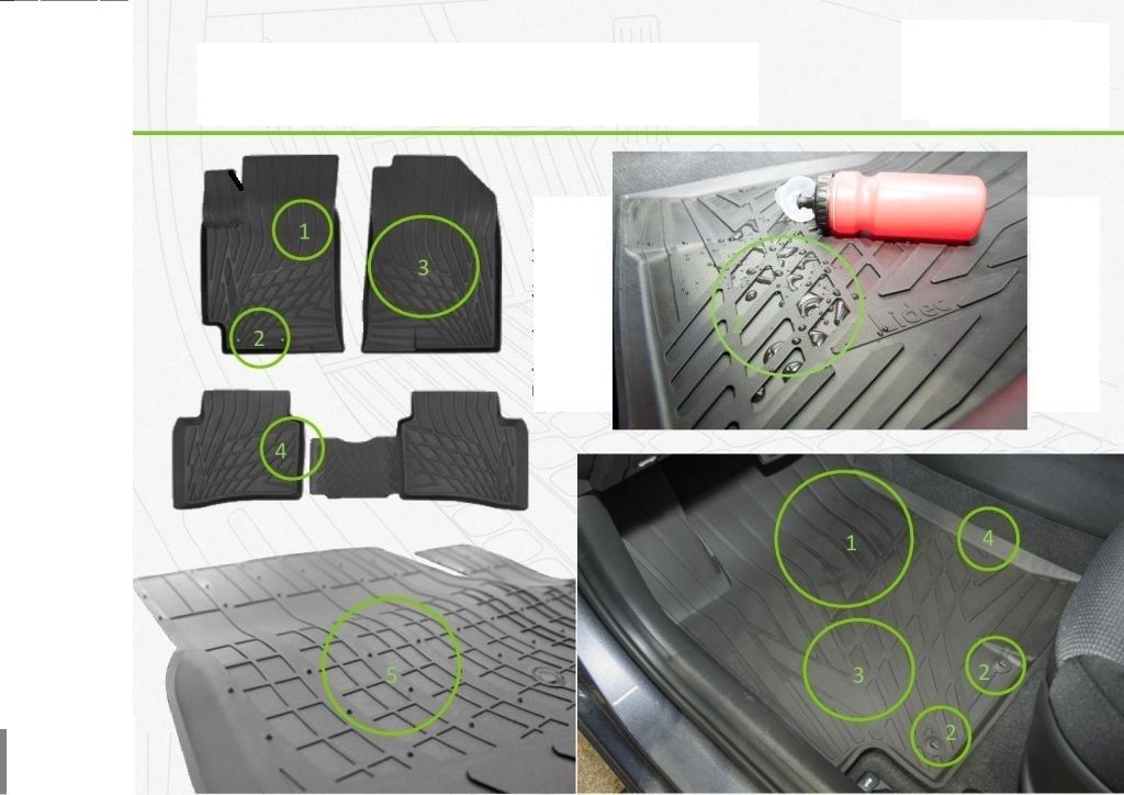 Reducere-5-10% Calitativ covorase auto nu rezina->moale poliuretan.коврики Unidec  .Burebista,108 foto 12