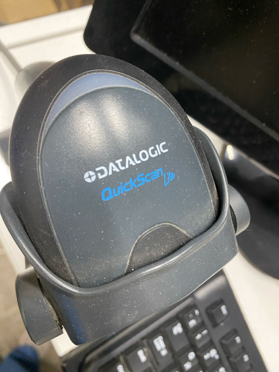 Сканер штрих-кодов Datalogic QuickScan Lite, 1D, Imager, USB, с подставляй foto 1