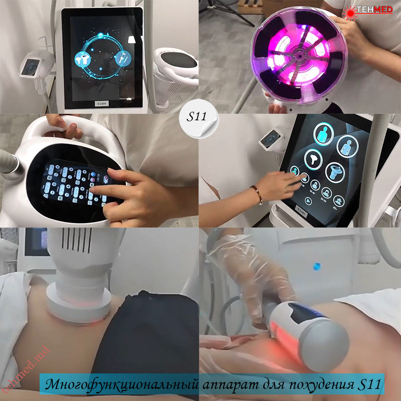 Многофункциональный аппарат для похудения S11 rf vacuum roller роликовый массаж  foto 8