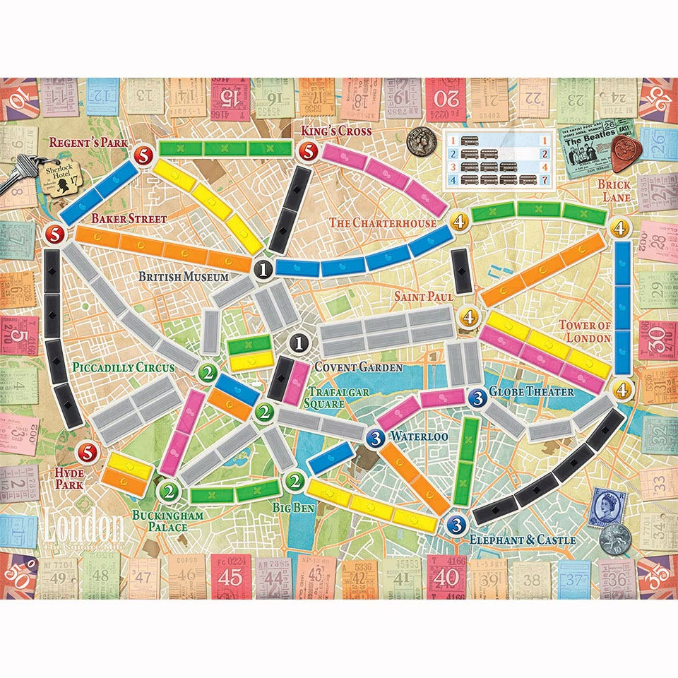Joc de Societate Ticket to Ride (Original, Europa, Londra) - Moldova foto 6