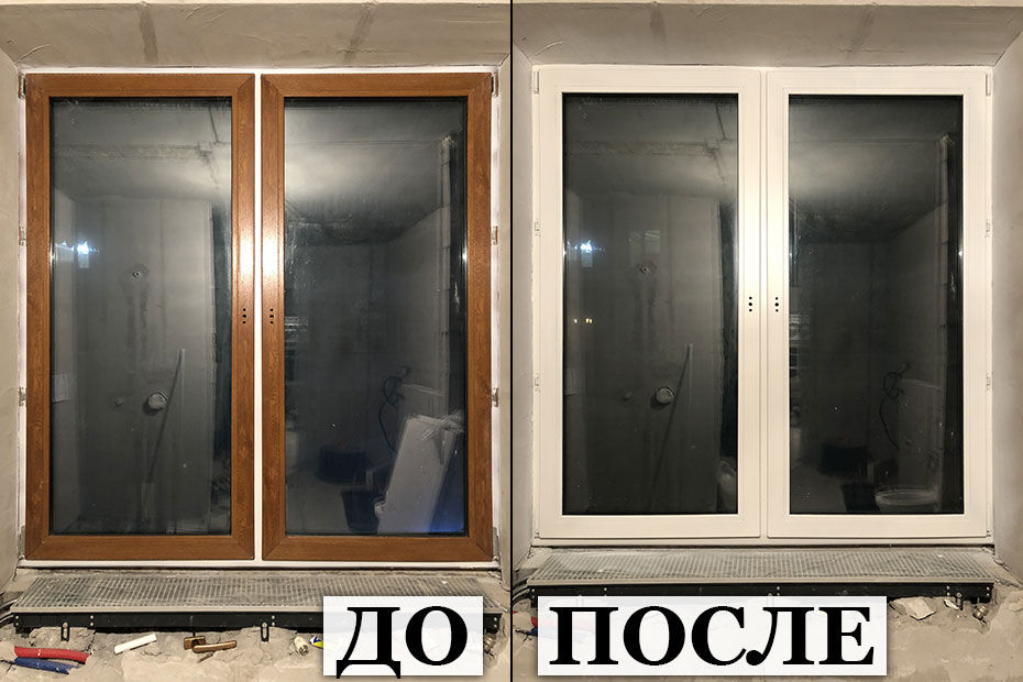 Покраска  ПВХ окон, дверей, подоконников ! Гарантия ! фото 4