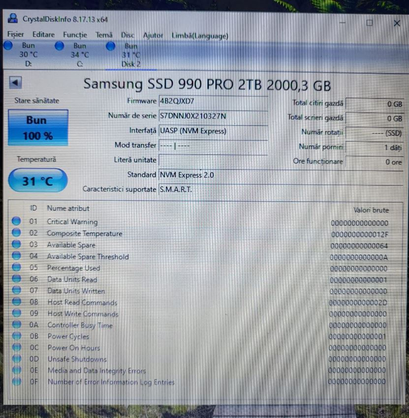 Samsung 870 QVO 1TB,Samsung 870 EVO 1TB,Samsung 980 PRO/990 PRO 500GB -1TB Новые,недорого - 1000 Лей foto 7