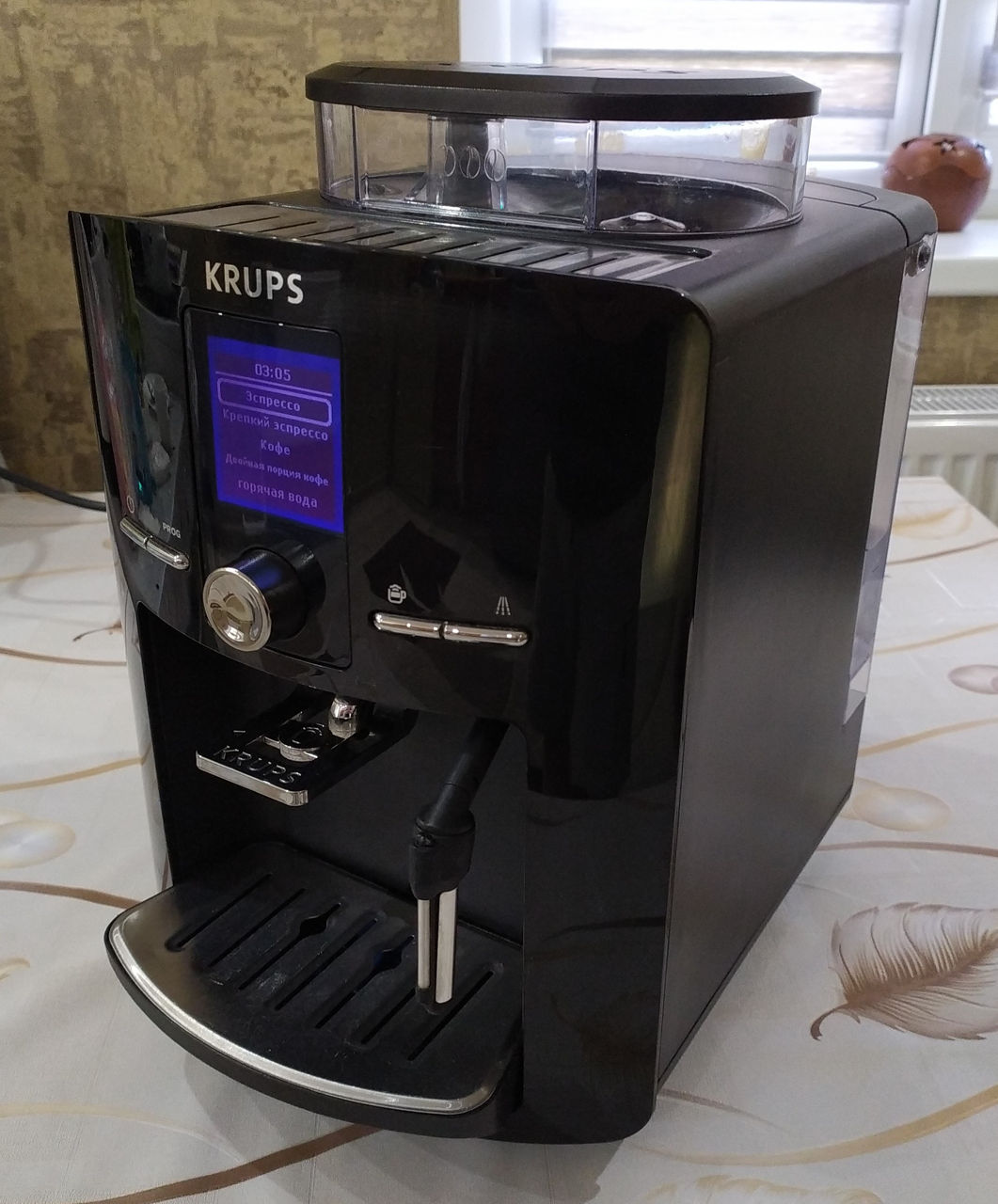 Krups EA82, капучинатор, русское меню из Германии