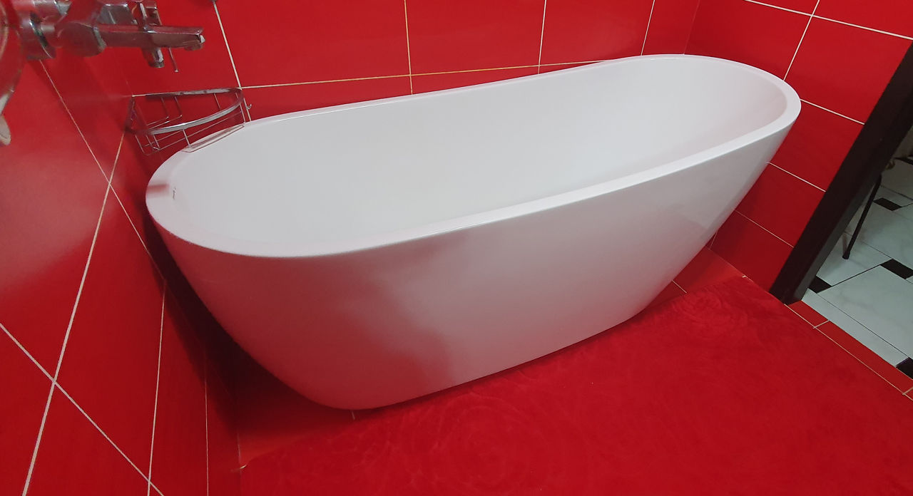 Cadă de baie ovală din acril excellent comfort+/ отдельностоящая акриловая ванна excellent comfort+ foto 4