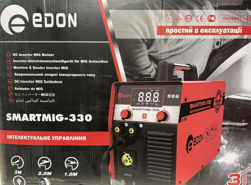 Aparat de sudat semiautomat Edon SMART MIG330 NEW foto 5