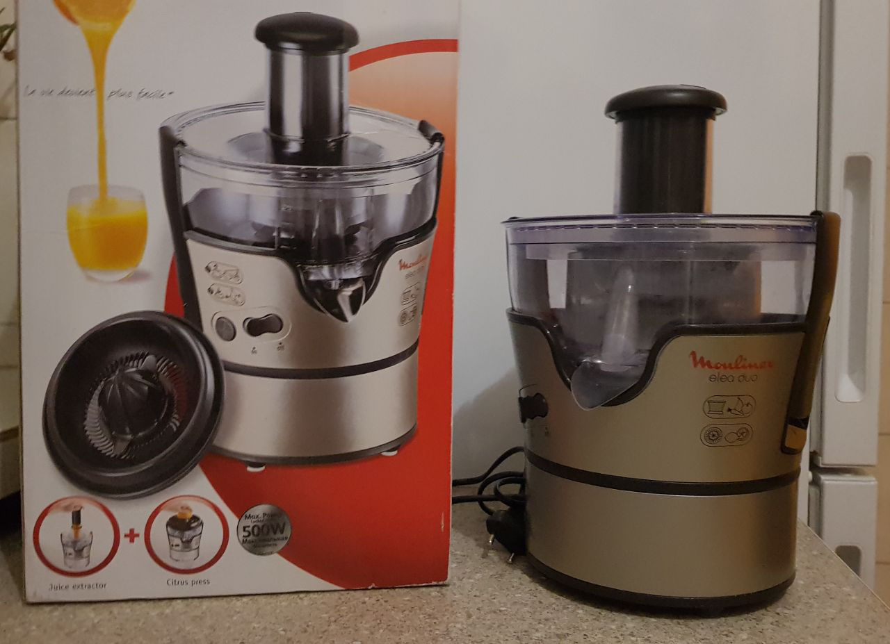 Продается компактная соковыжималка Moulinex Elea Duo JU385H30, 2 в 1