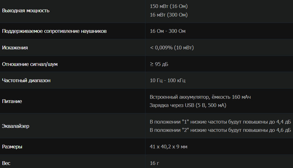 Усилитель для наушников 3.5mm FiiO E06 Fujiyama