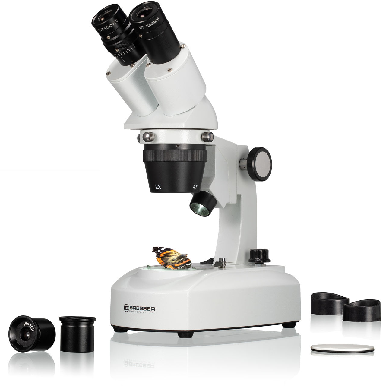 Microscop științific/biologic Bresser ICD LED Stereo 20x-80x foto 0