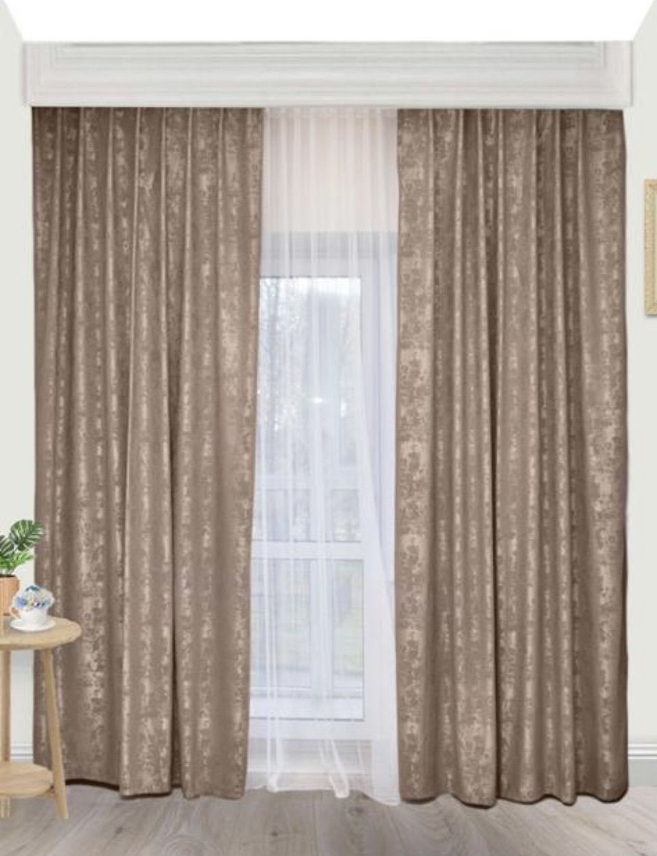 Draperii,galerii,perdele,jaluzele.Продам качественную тюль с утяжелителем и шторы-Турция! foto 5