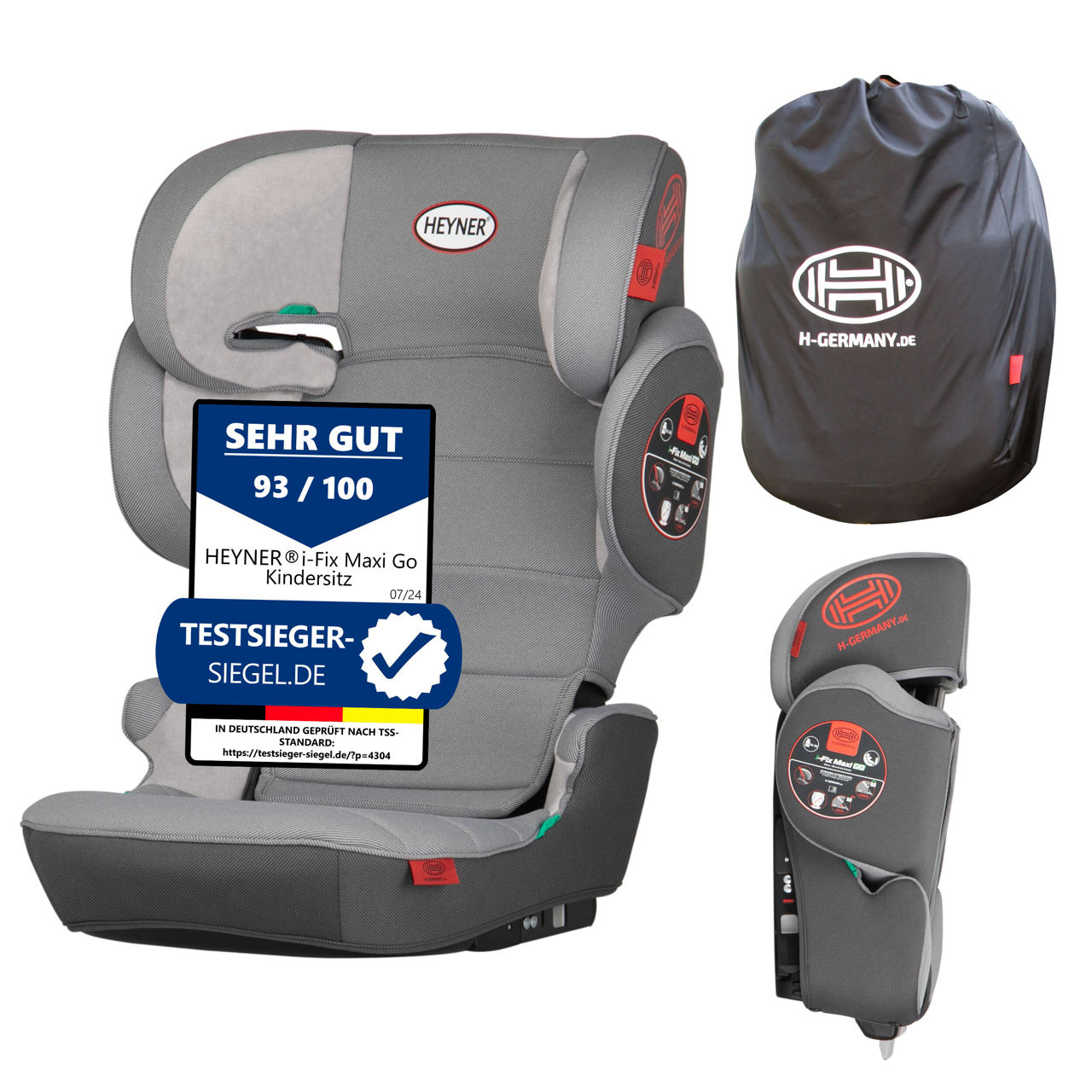 Heyner kids isofix-kindersitz i-fix maxi go (ii,iii) garantie / livrare! фото 1
