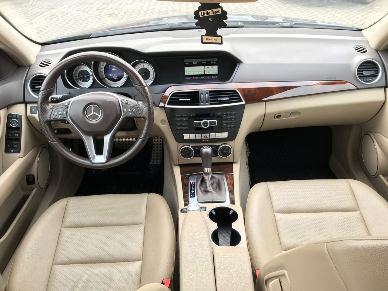 Mercedes c класс интерьер