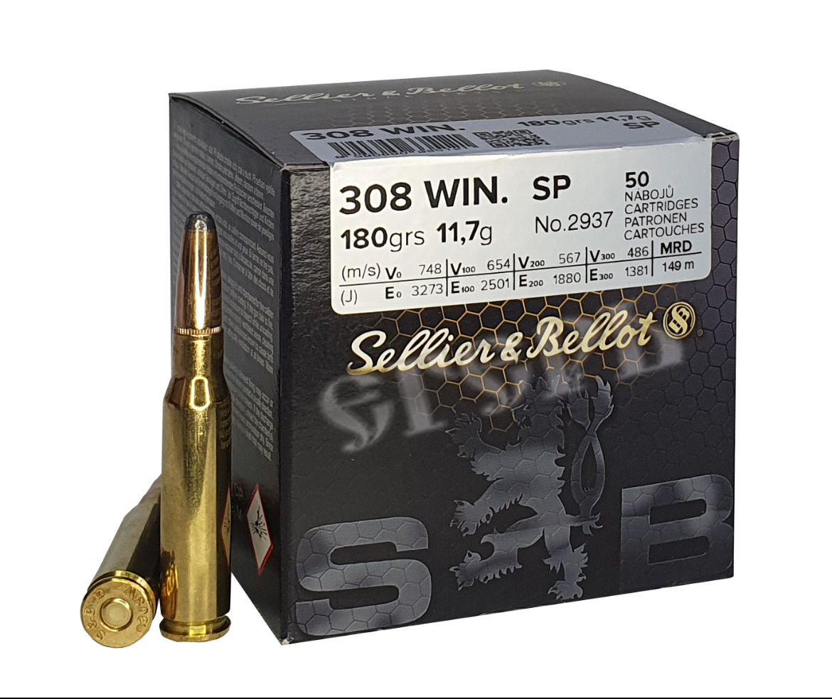 Патроны Sellier & Bellot .308 Win SP фото 0