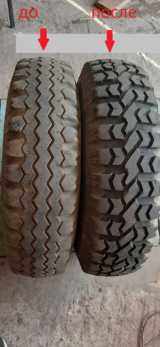 Нарезка шин