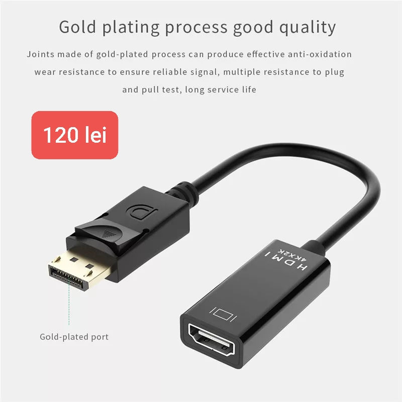 Адаптеры HDMI-DP-DVI-D - VGA-usb Type C-RCA -Mini DP-PS2/WII foto 7