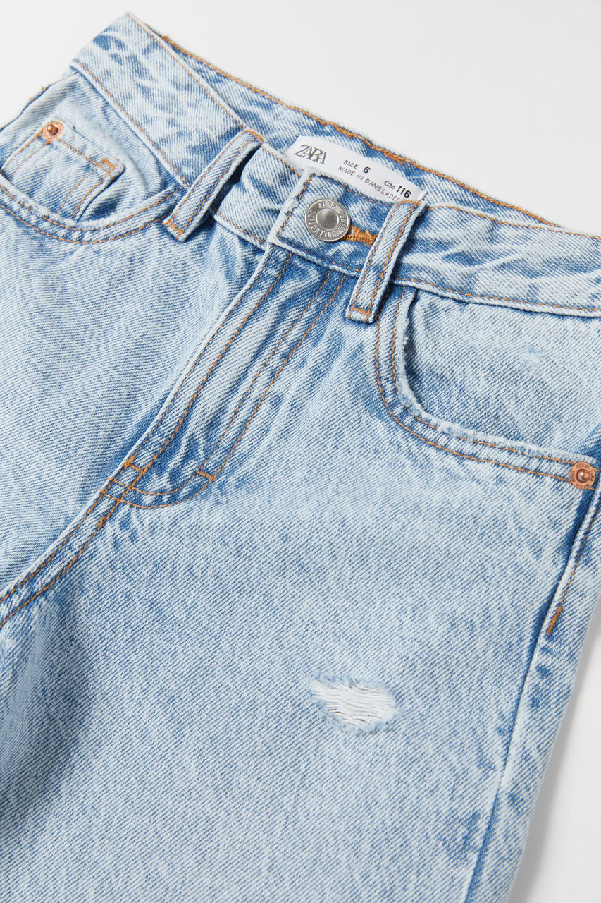 Zara extra wide jeans size 140cm новые с этикетками