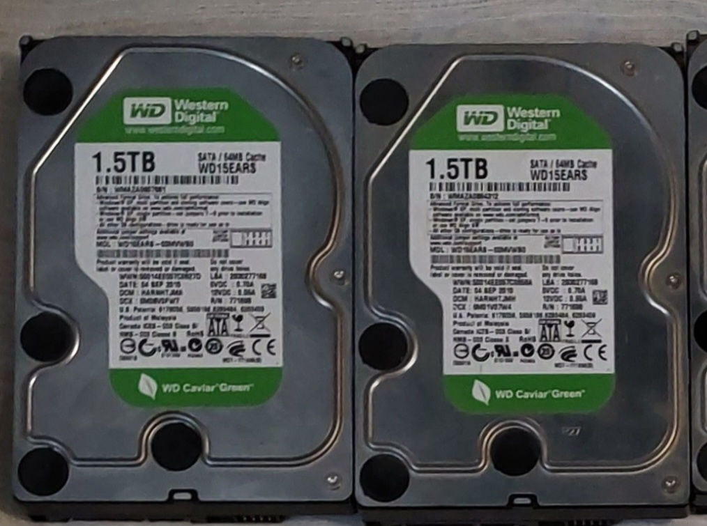 Жесткий диск Western Digital WD15EARS 1,5Tb 7200 SATAII 3.5" HDD
