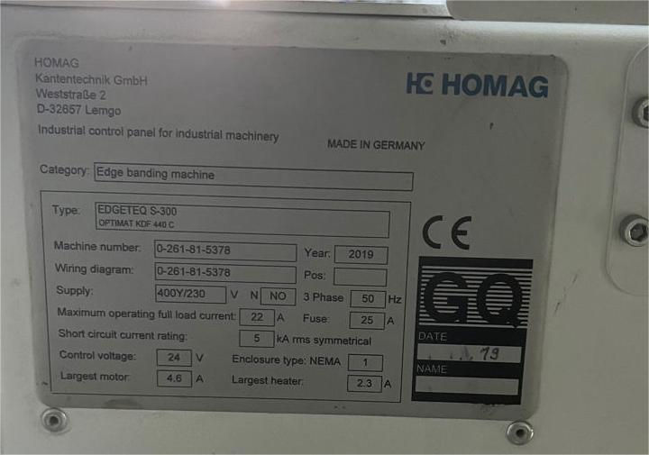 Utilaj de aplicare cant Homag 440 C фото 3