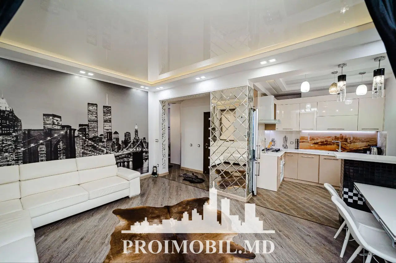 Apartament cu 2 camere, 60 m², Centru, Chișinău foto 3