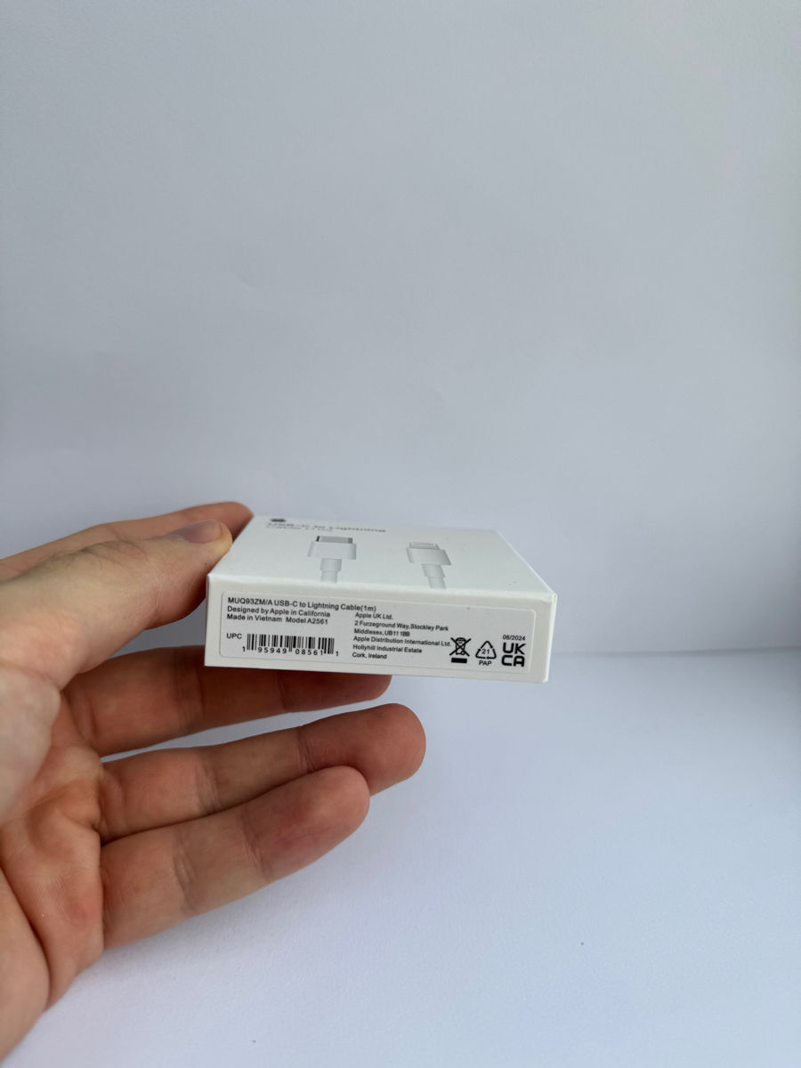 Cablu iPhone Lightning - USB C original foto 2