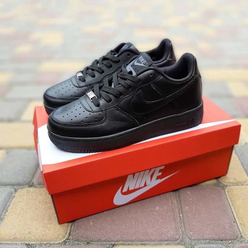 nike air force low black