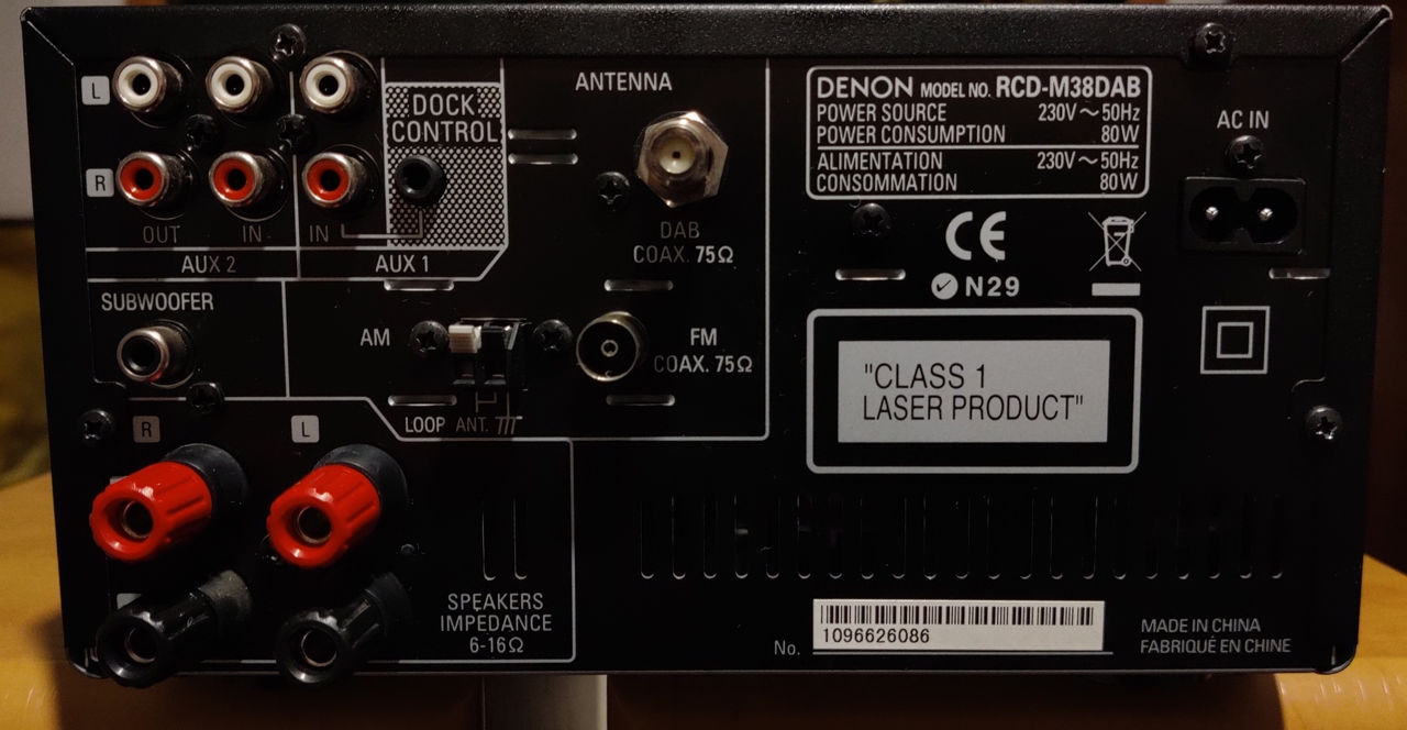 WHAT HI-FI 5 star High quality HI-FI components  Denon RCD-M38DAB foto 16