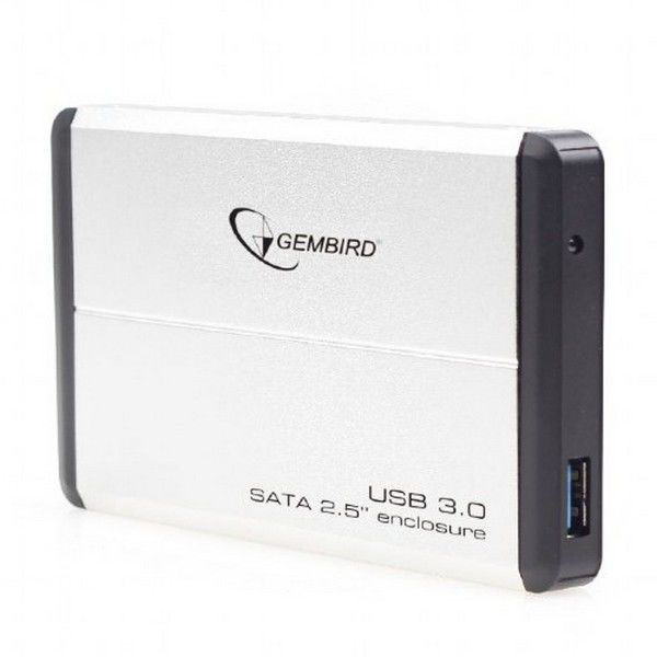 2 5 sata hdd external case usb 3 0 silver gembird ee2 u3s 2 s 