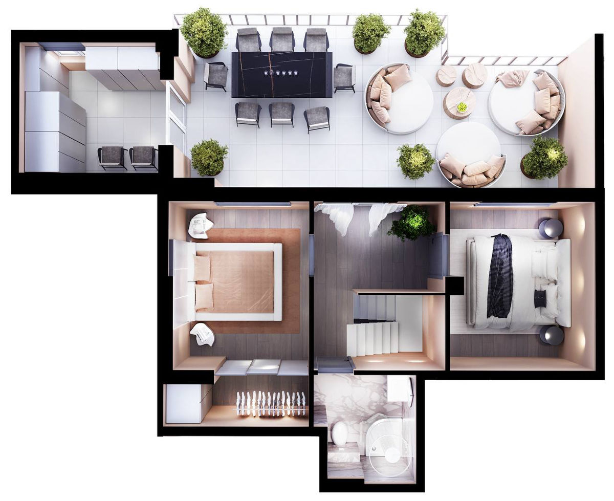Apartament cu 3 camere,  Centru,  Durlești,  Chișinău mun.