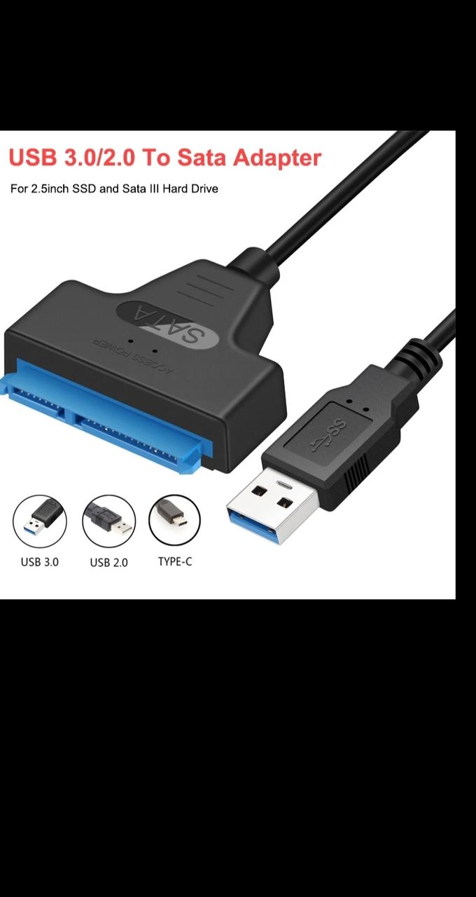 Переходник USB 3.0 к SATA III 2.5/3.5""Ssd/Hdd-140 -300 lei foto 11