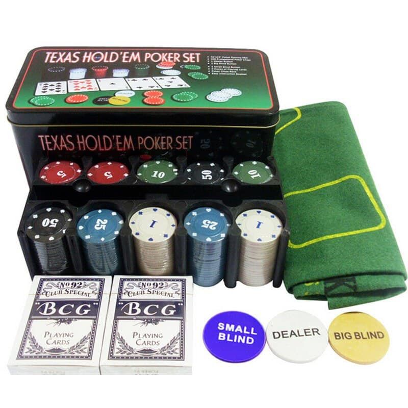 Set de poker покерный набор на 100,200,300,500 фишек фото 2