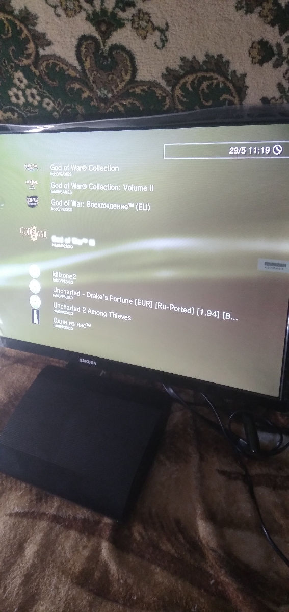 Обслуженный Playstation 3 + все части God of War и другие крутые игры,прошитая,чистая без пыли фото 5