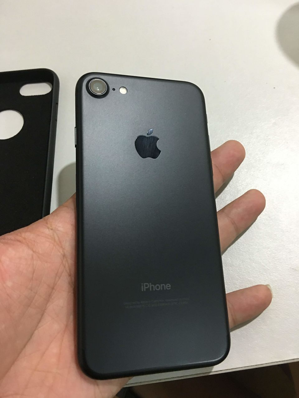 iPhone 7 128gb black matte . Полный комплект.
