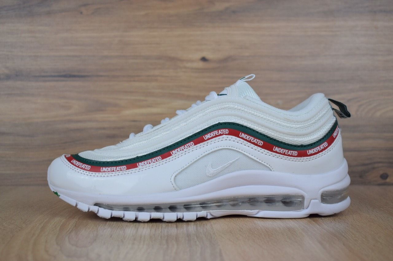 air max 97 x undefeated white