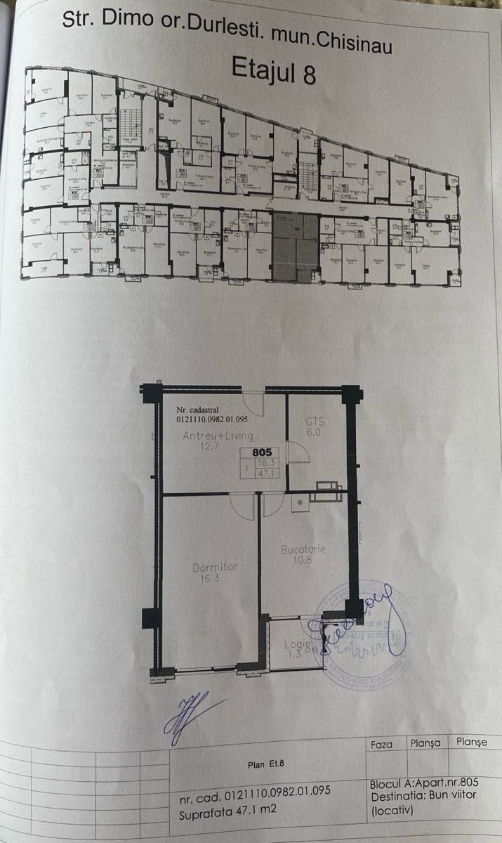 Apartament cu 1 cameră,  Durlești,  Chișinău,  Chișinău mun. foto 1
