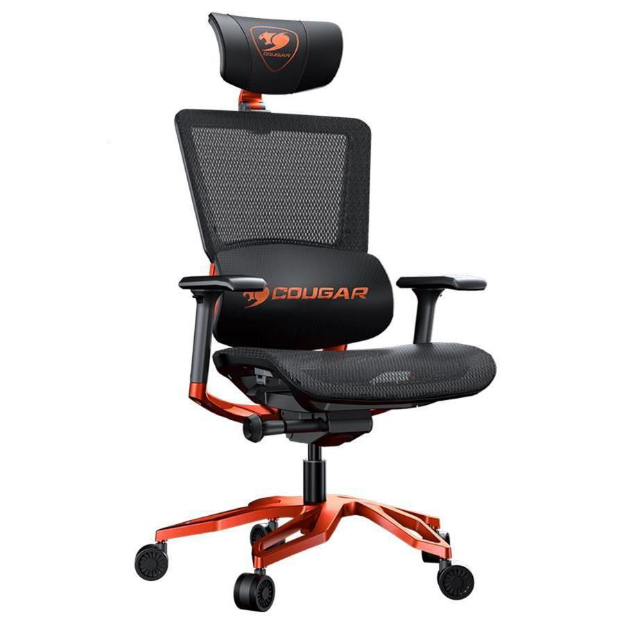 Gaming Chair Cougar Argo Orange, User Max Load Up To 150Kg / Height 160-190Cm foto 3