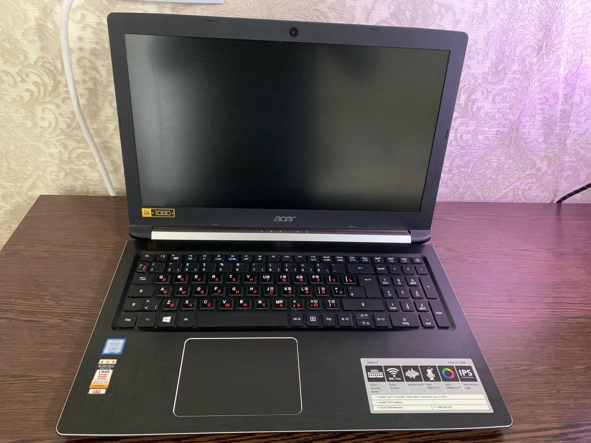 Acer Aspire 15 (Full HD, intel Core i5 8250, 8GB DDR4, 256GB SSD) foto 2