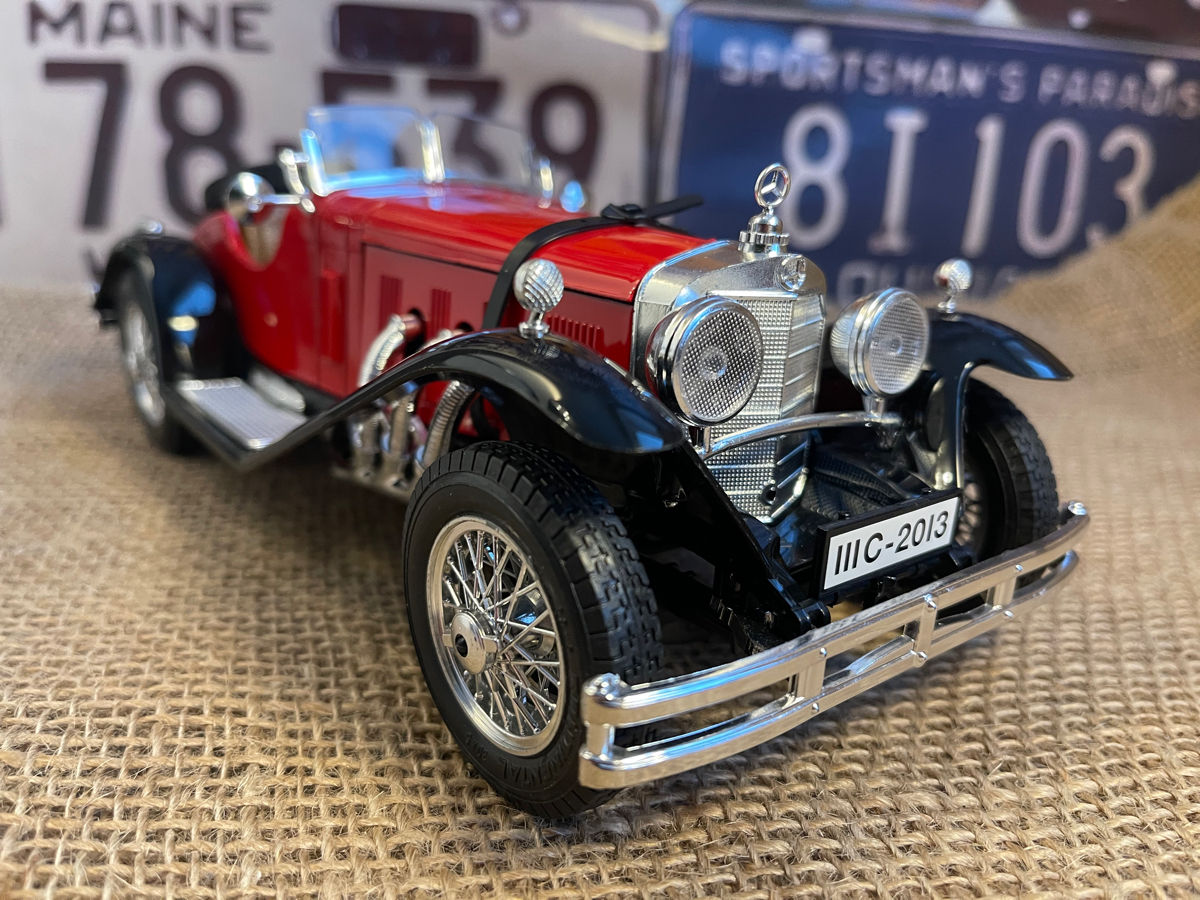 Mercedes Benz SSK 1/18 Модель Авто Металл