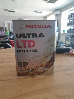 Масло HONDA  5W30 ULTRA LTD SP 4L фото 0