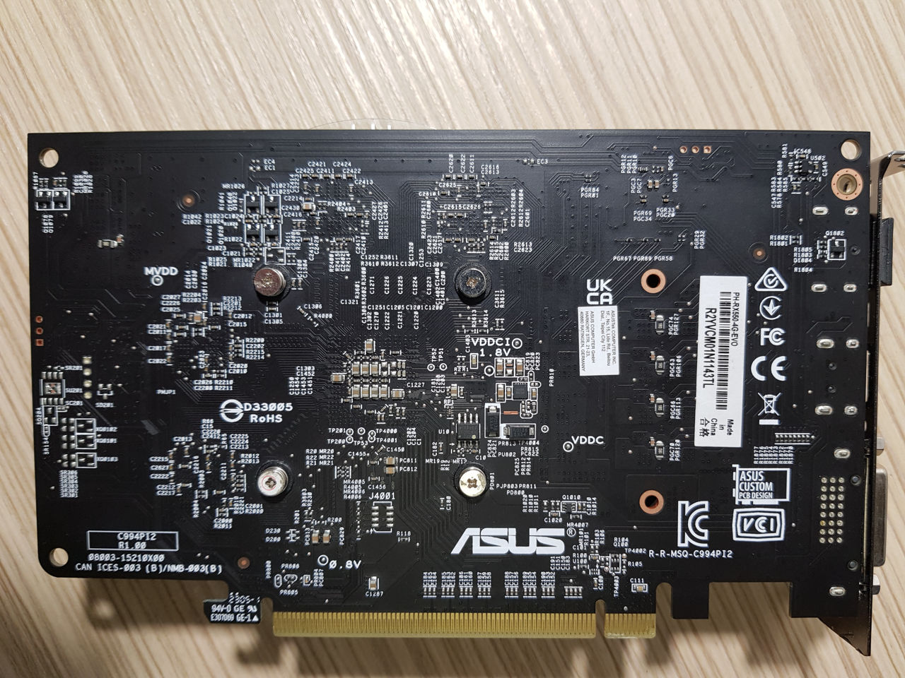 Asus PH-RX550-4G-EVO foto 1