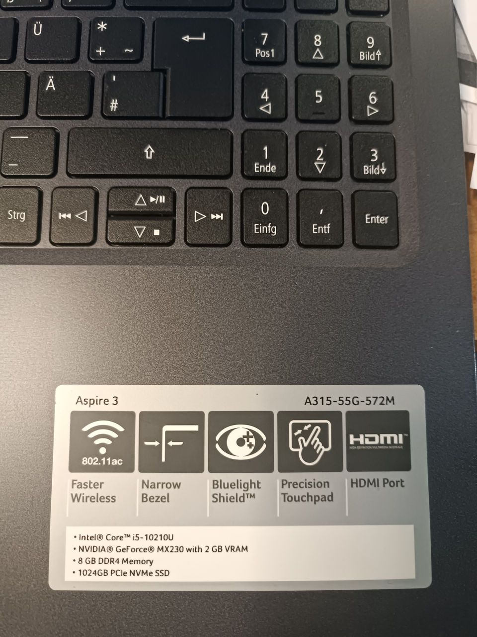 Acer Aspire 5 i5-10210U foto 1