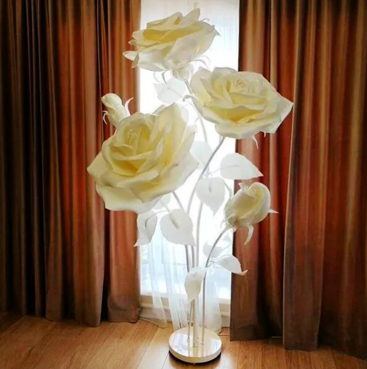 Цветы светильники из изолона фото