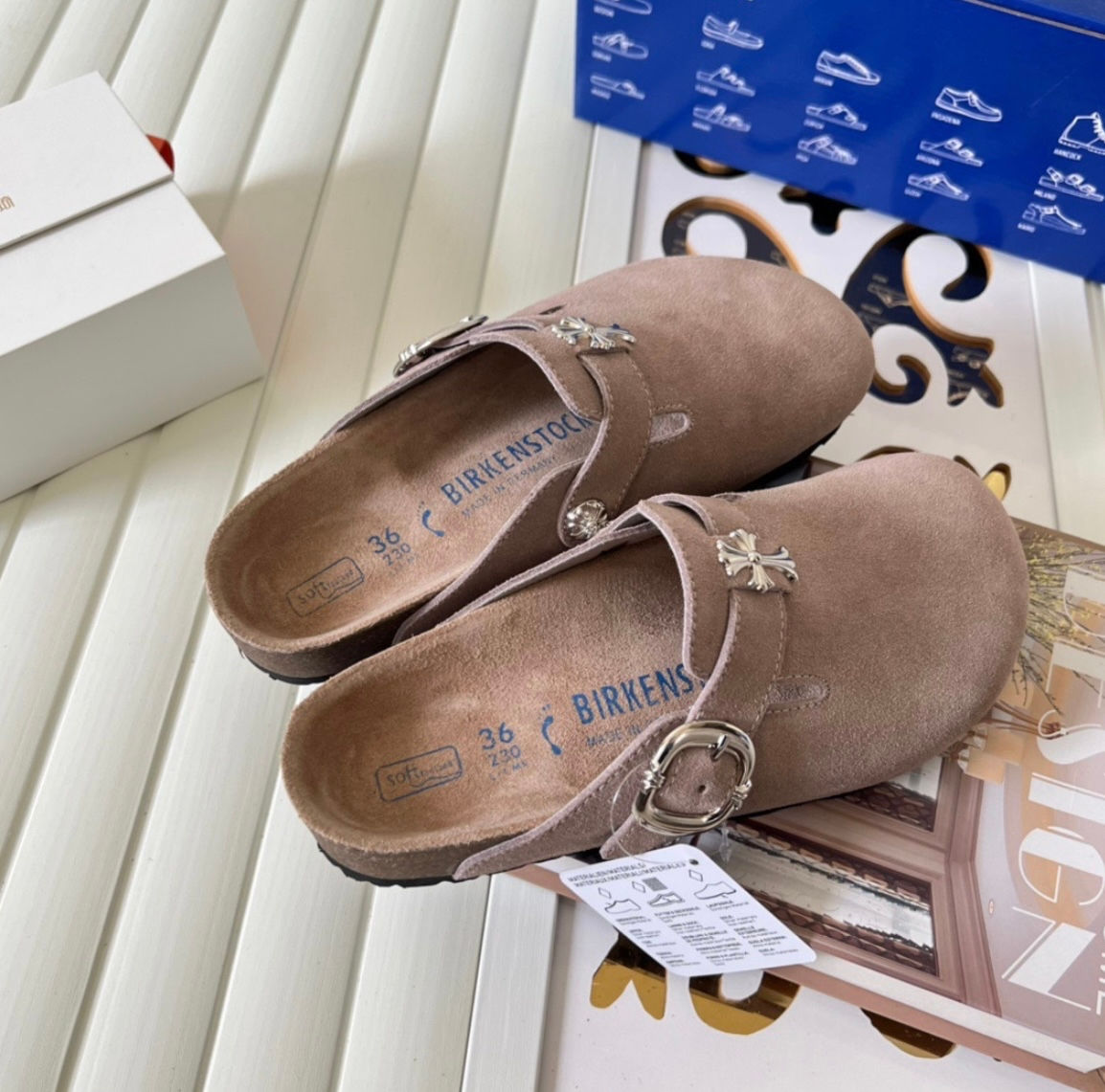 Birkenstock Chrome Hearts foto 5