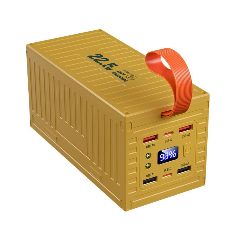 Power Bank Qoovi 60000mAh 2.5W PD QC 3.0 Two-way Quick Charge USB Type C,USB,USB-A,USB, Li-polymer  foto 1