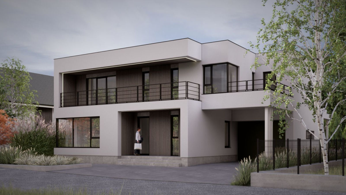 Codru,casa  nouă-390 mp,teren 6 ari  фото 1