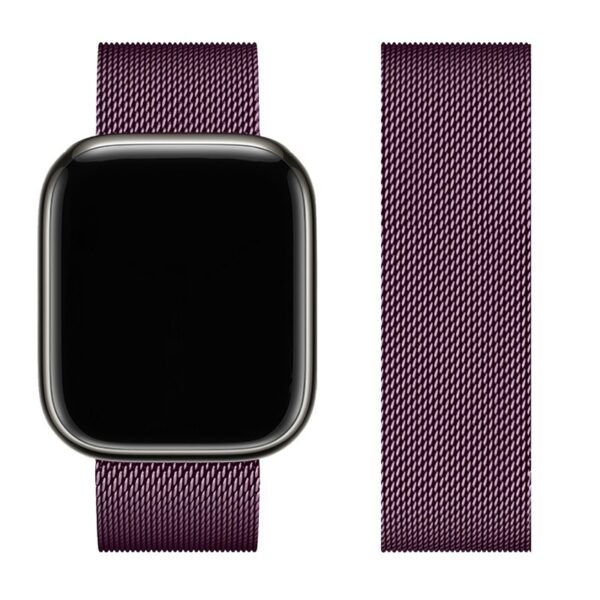 HOCO iWatch WA03 Seria simplă de frumusețe curea de oțel milaneză (42/44/45/49mm) foto 10