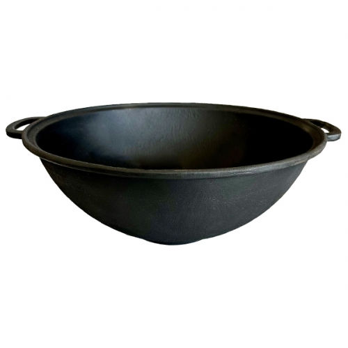 Казан узбекский WOK с крышкой-сковородкой 12 л, Сazan uzbek wok cu capac-tigaie, livrarea gratuita foto 2