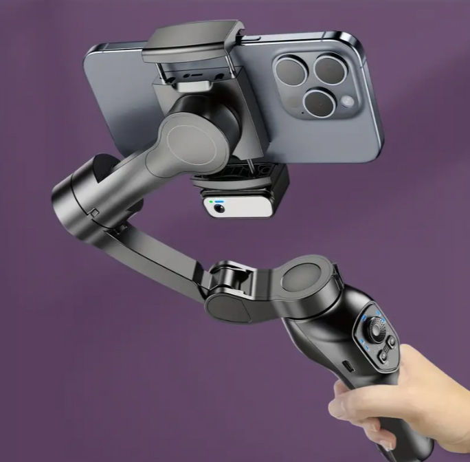 1049 лей, Stabilizator Comitok (Qiimos) L7C Pro AI Tracking – 3-х осевой стабилизатор для смартфонов фото 0