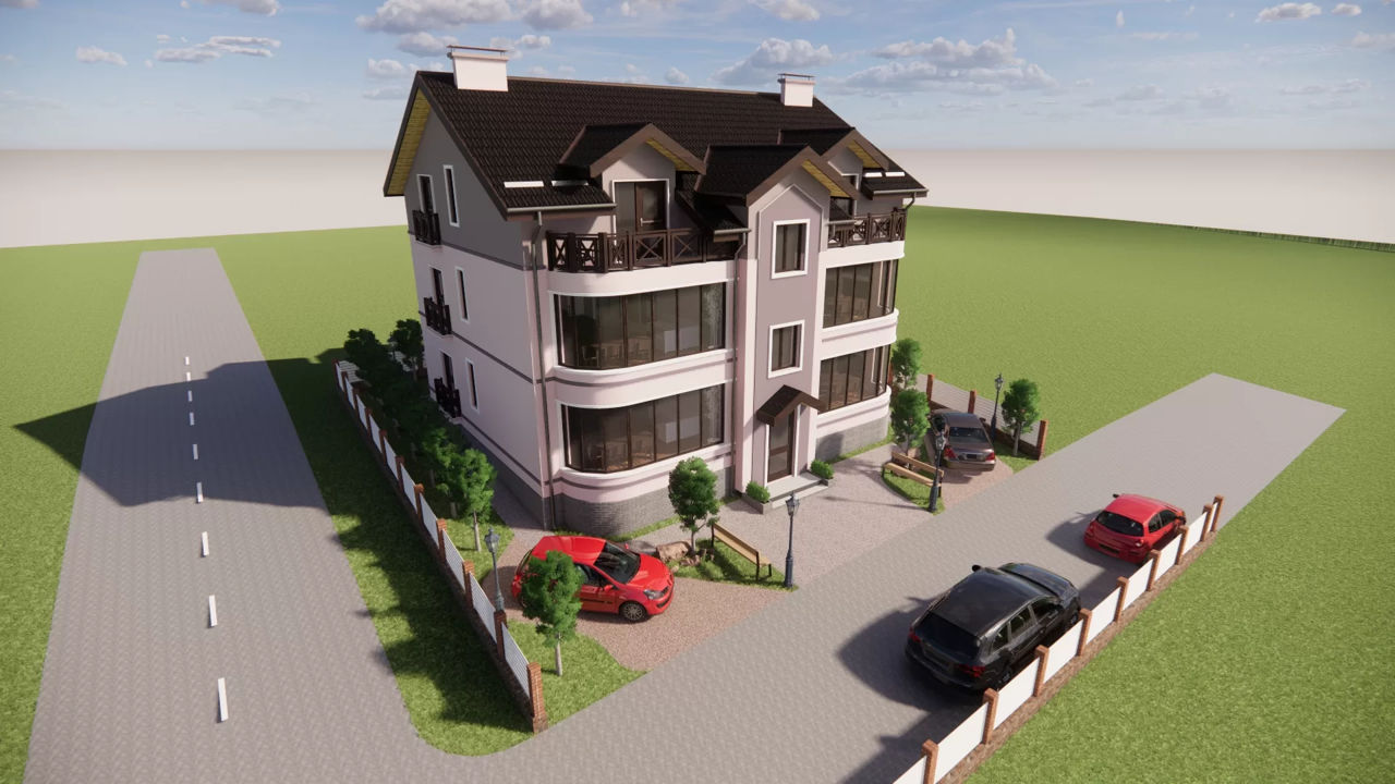 Casă multifamilială / 450m2 / P+1E+M / stil clasic / arhitectură / proiectare / renovare / proiecte foto 0