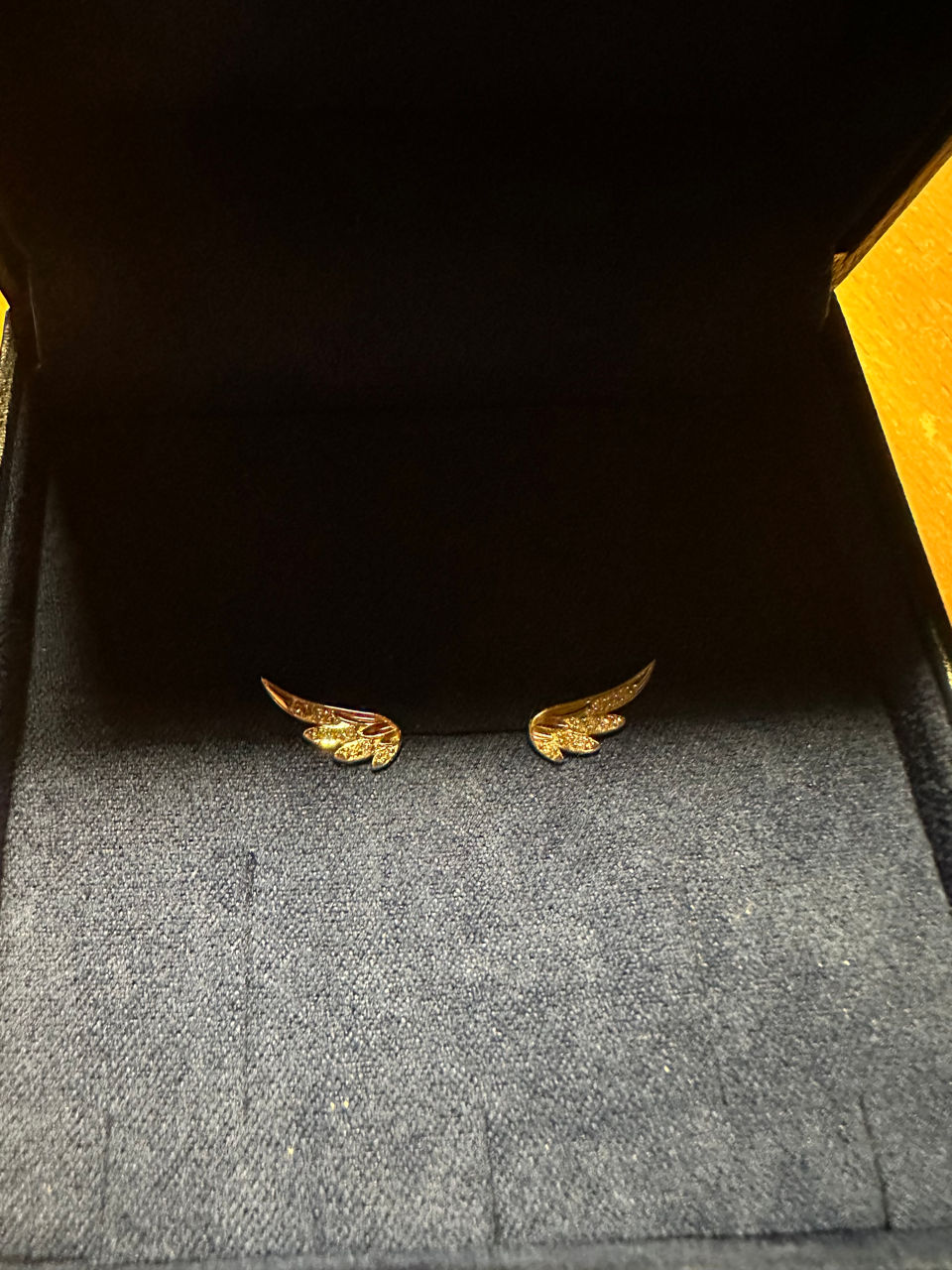 Vînd cercei de aur cu diamante foarte eleganți фото 3